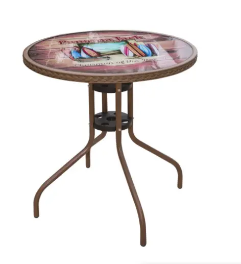 Café-Style Bistro Table With Boardroom-Inspired Design 1