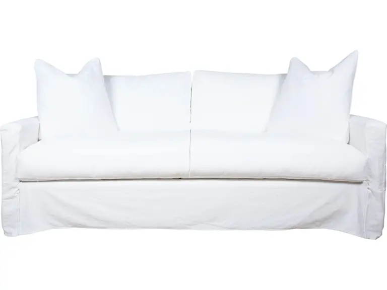 Capris Sofa Slipcover – Tailored Fit For Modern Upholstered Seating 1