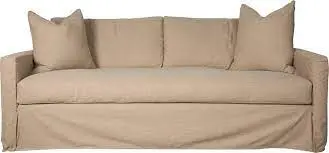 Capris Sofa Slipcover – Universal Fit, Soft Fabric 1