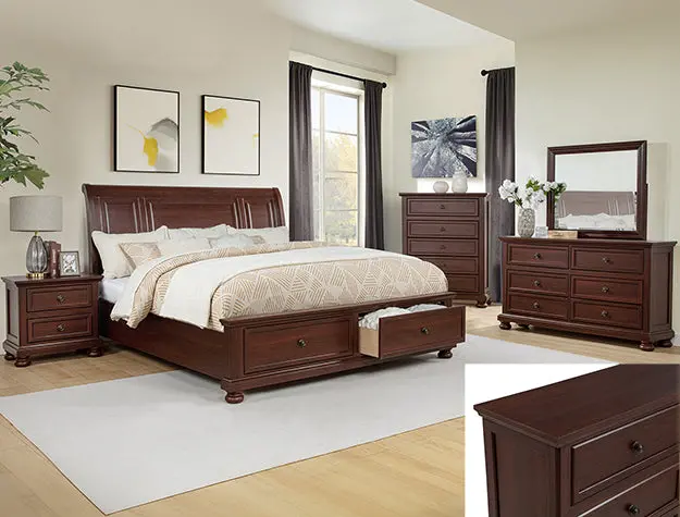 Claribelle Bedroom Set – Stylish Full-Size Furniture Group 1