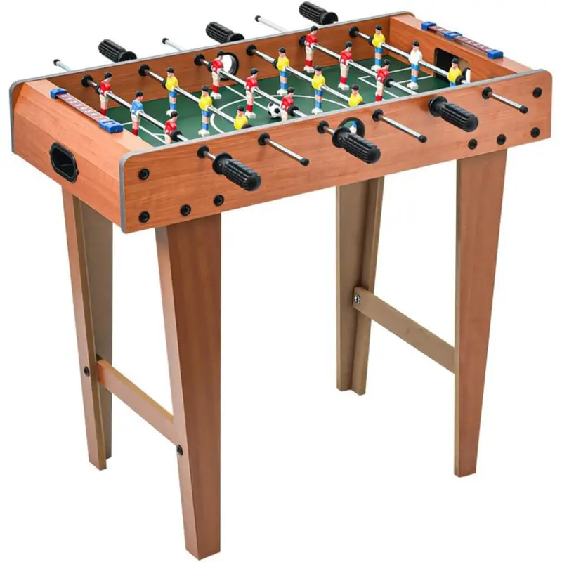 Classic Wooden Tabletop Football Set – 69Cm Mini Soccer Table With Solid Build 1