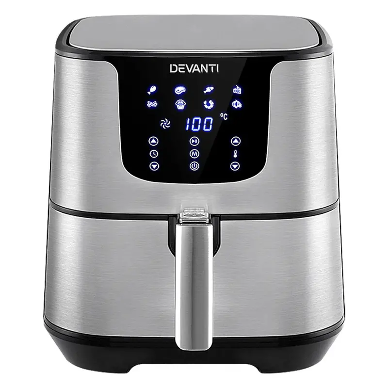 Devanti 7L Lcd Air Fryer – Oil-Free Healthy Cooking Oven With Digital Display 1