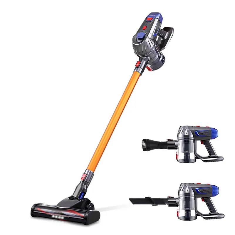 Devanti Cordless Handheld Vacuum – 2-Speed Stick Vac With Led Light & Gold Accents 1