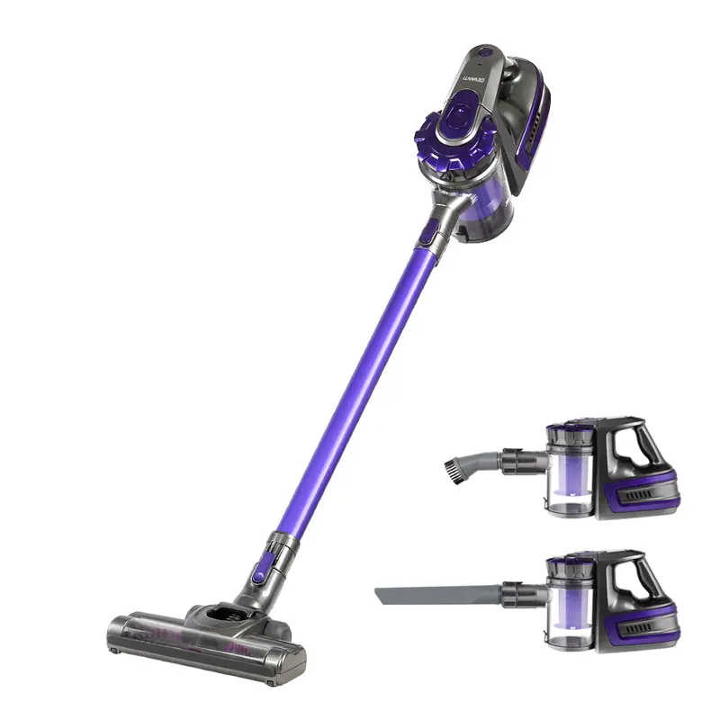 Devanti Purple & Grey 150W Cordless Handstick Vacuum Cleaner – Lightweight 2-Speed Model 1