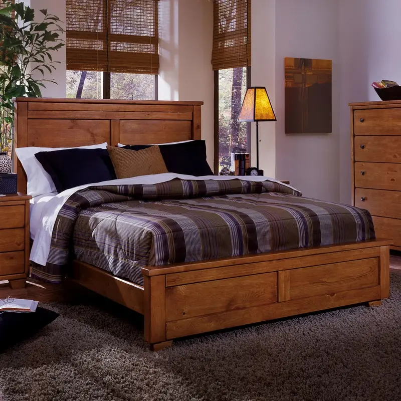 Diego Minimalist Queen Bed Frame With Low-Profile Platform Design 1