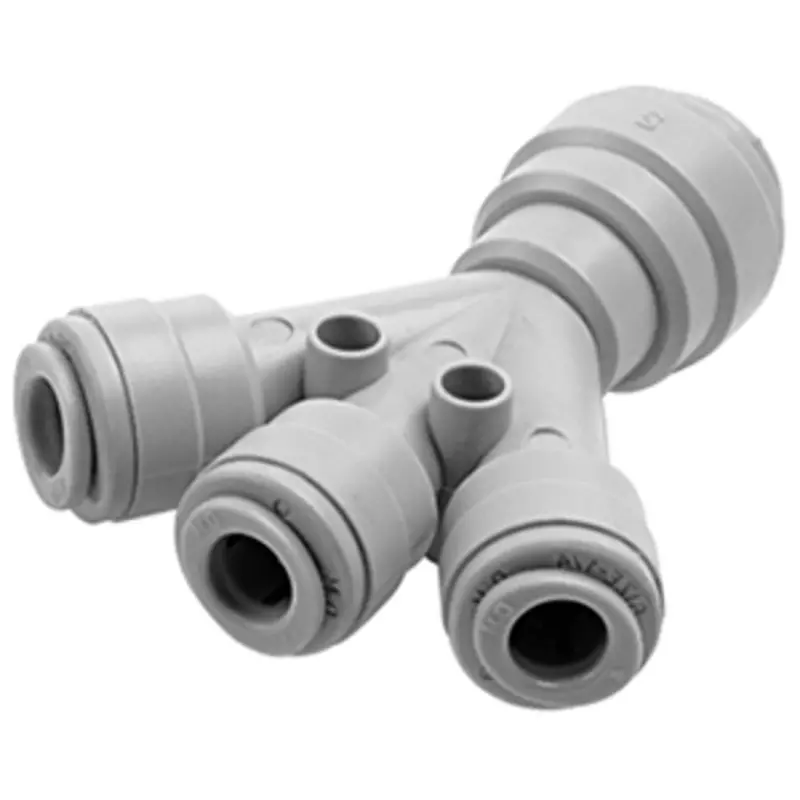 Dmfit 1/2" X 3/8" Three-Way Flow Divider Fitting 1