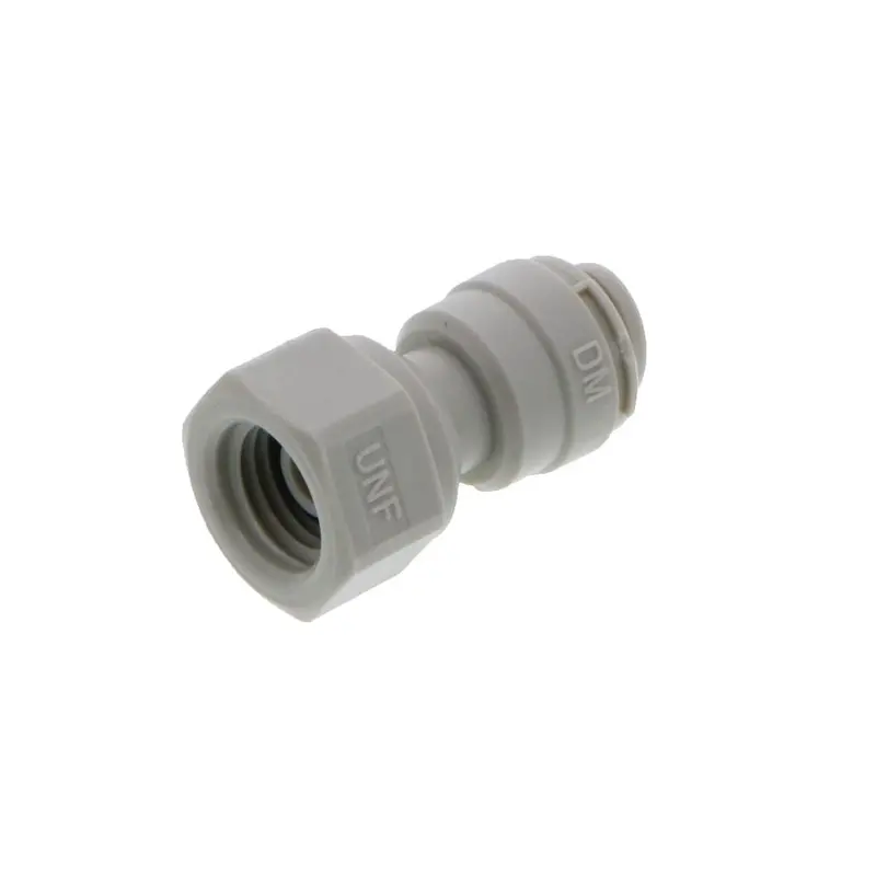 Dmfit 1/4" Push-In To 7/16-20 Unf Flare Adapter – Cone-Type 1