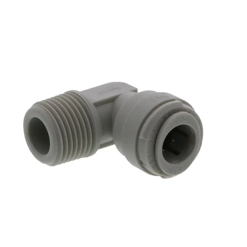 Dmfit 3/8-Inch Push-In To 3/8-Inch Nptf Elbow Male Connector 2