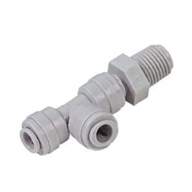 Dmfit 3/8" Push-To-Connect X 3/8" Nptf Male Run Swivel Adapter 1