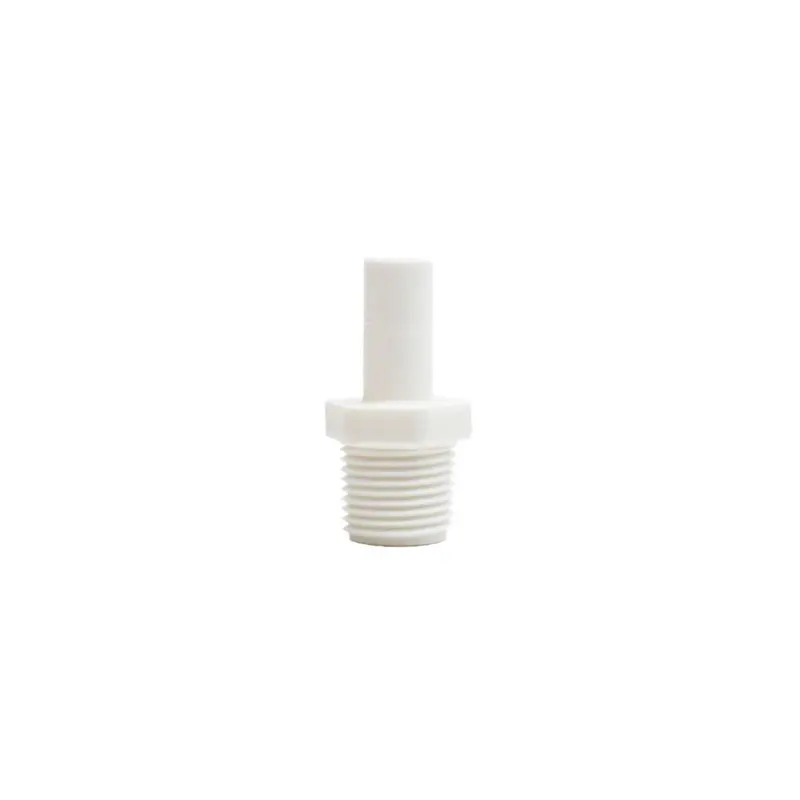 Dmfit Acetal Stem Adapter – White, 1/2-Inch Od Stem To 1/2-Inch Nptf Thread 1