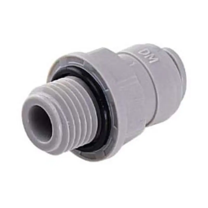 Dmfit Bsp(P) Male Straight Fitting: 5/16" Push-In To 3/8" Bsp(P) 1