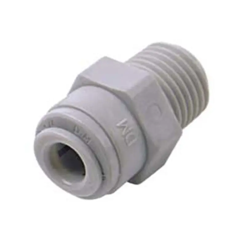 Dmfit Bspt Male Straight Fitting: 3/8" Push-In To 1/4" Bspt 1