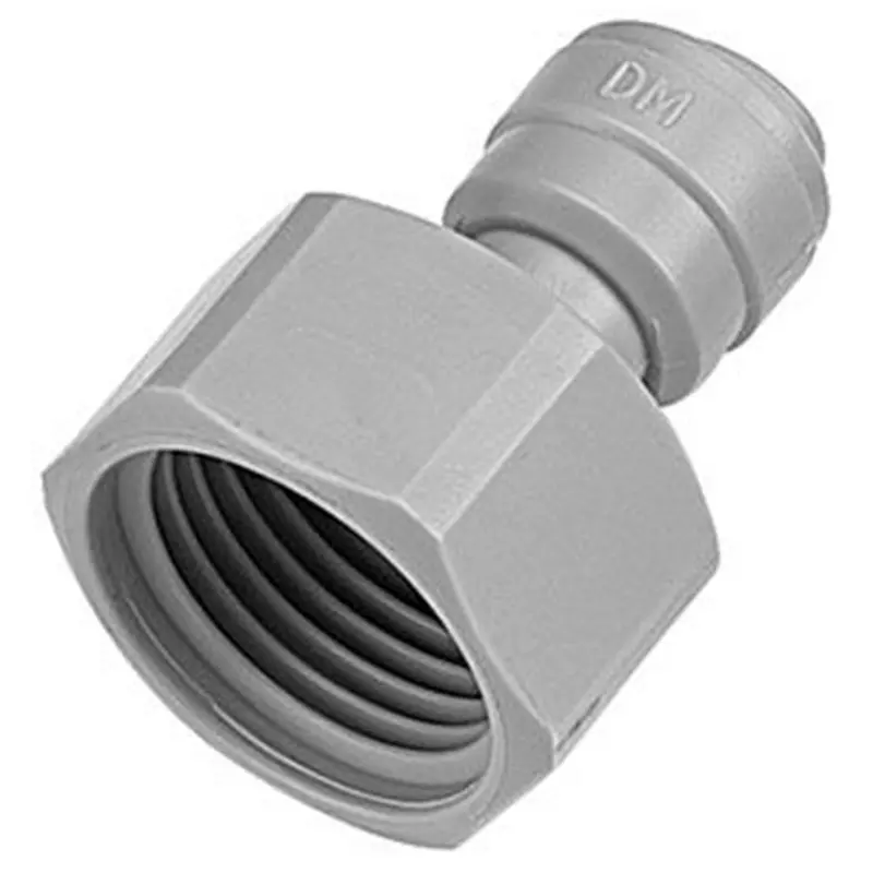 Dmfit Cone-Type Female Bspp Fitting: 3/8" Push-In To 3/8" Bsp(P) 1