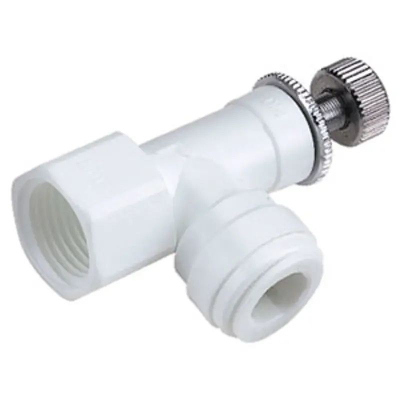Dmfit Control Valve Adapter: 1/4" Push-In To 1/4" Nptf Female 1