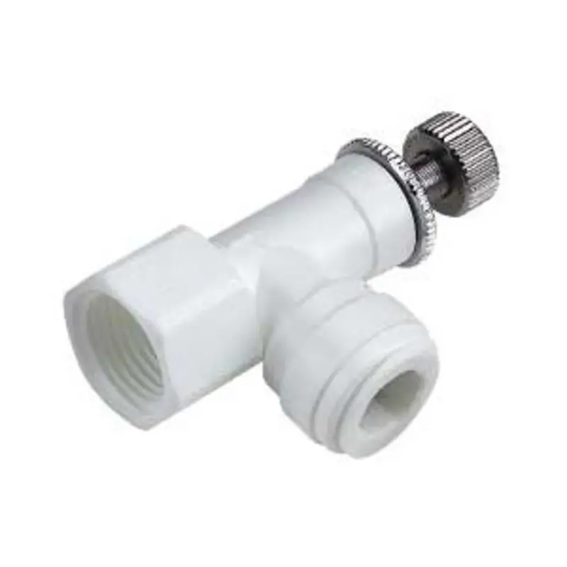 Dmfit Control Valve Female Adapter: 3/8" Push-In × 3/8" Nptf 1