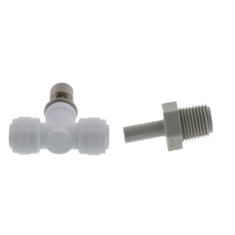 Dmfit Control Valve Male Connector — 3/8" Push-In To 3/8" Nptf Thread 1