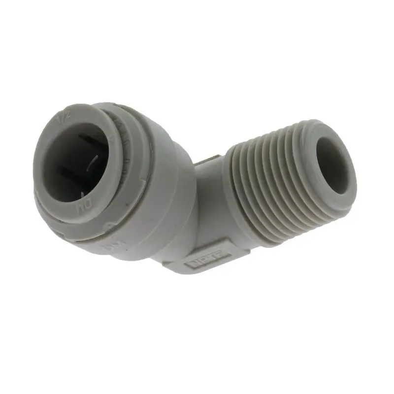 Dmfit Elbow Male Fitting: 5/16" Push-In To 3/8" Nptf Thread 1