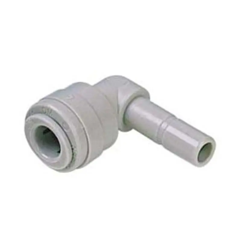 Dmfit Plug-In Stem Elbow: 3/8-Inch Tube X 3/8-Inch Stem, Gray Housing 1