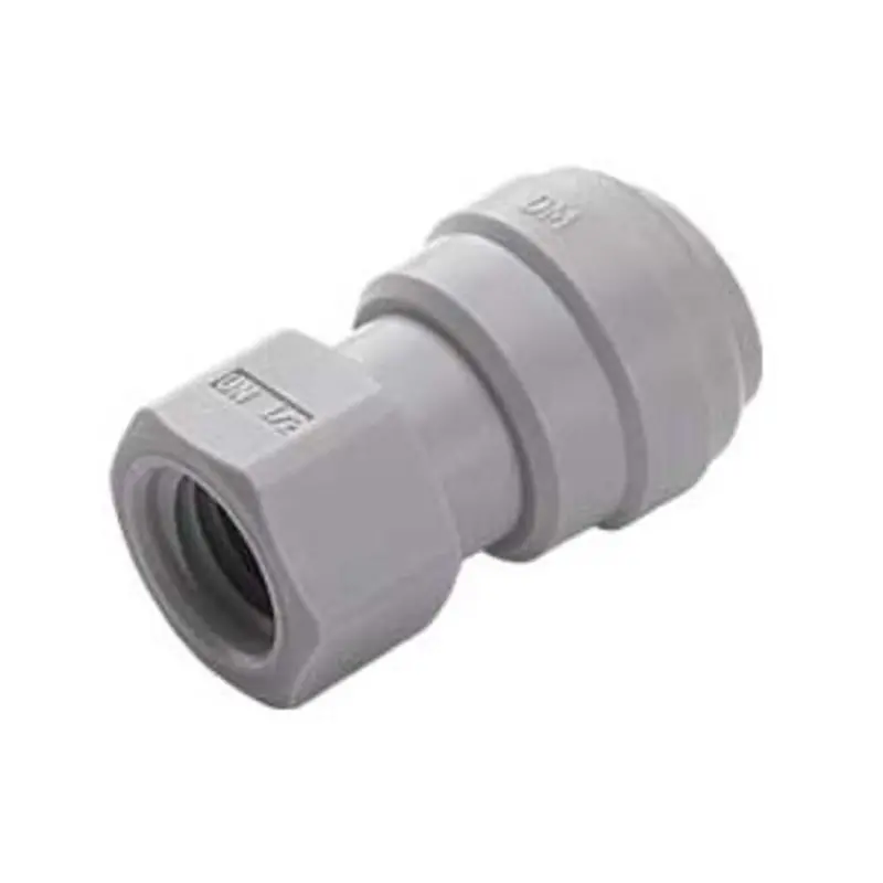 Dmfit Push-In To Un Thread Adapter: 5/16" Tube X 1/2"-16 Unified National 1