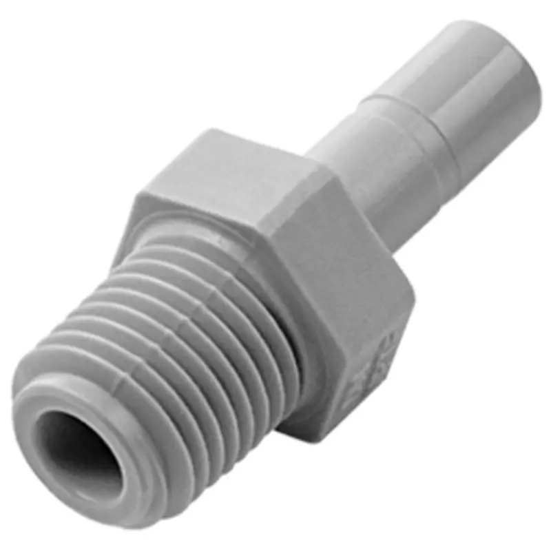 Dmfit Stem-To-Mnpt Adapter: 1/2" Stem To 1/2" Male Npt 1