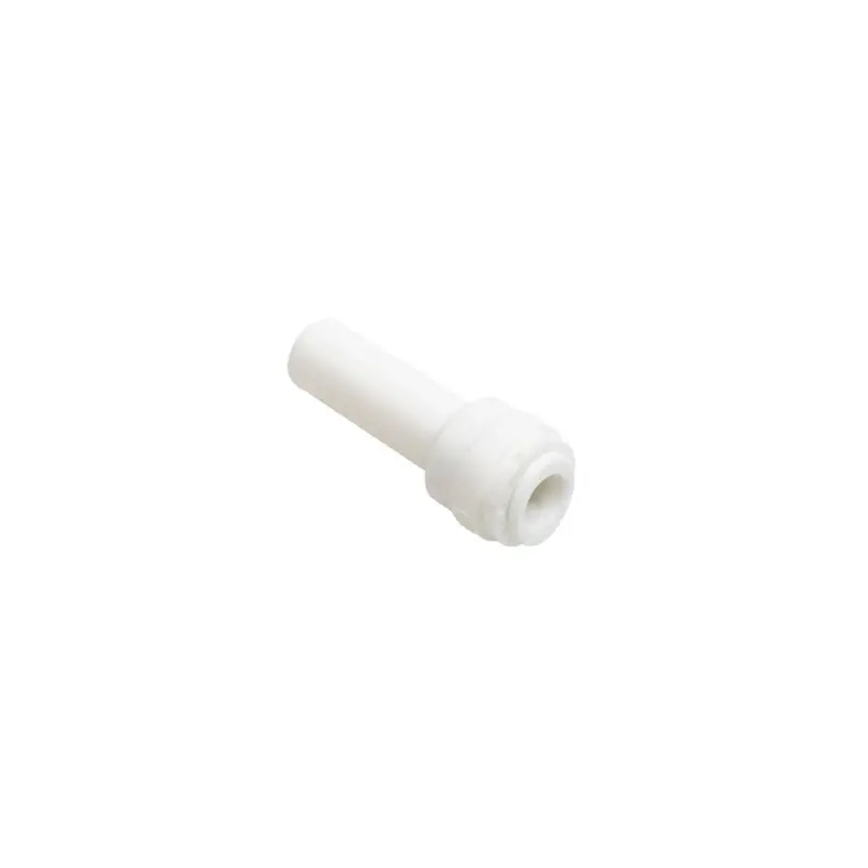 Dmfit White Acetal 1/4" Quick-Connect To 3/8" Od Stem Reducer 1