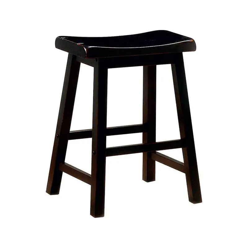 Durant Wooden Counter-Height Stool – Rustic Farmhouse Seating 1