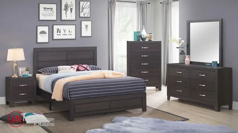 Elisa Platform Bed Frame – Minimalist Wooden Bed Base 1