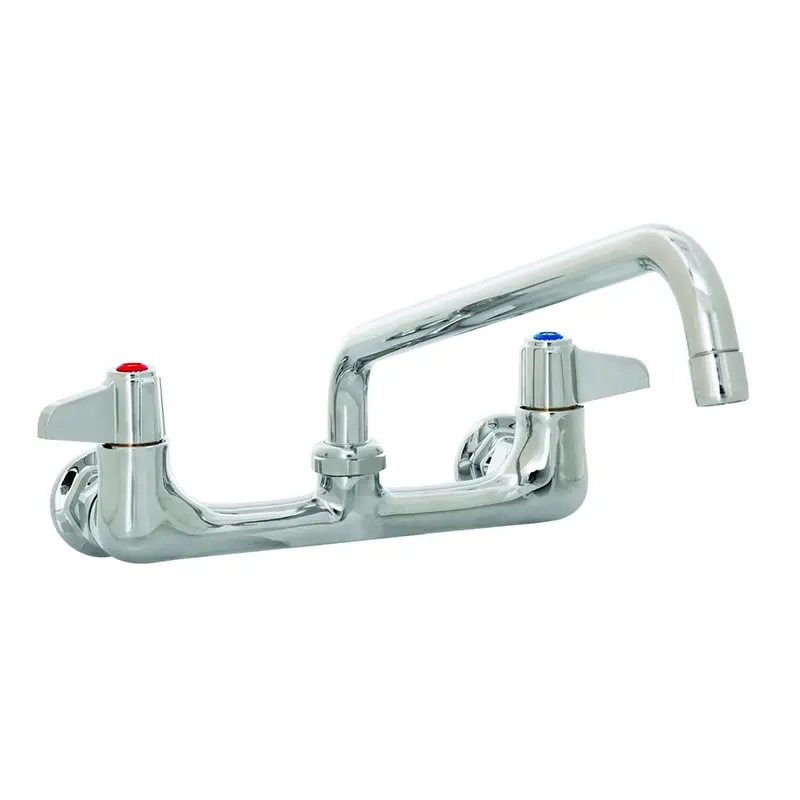 Equip By T&S Brass 5F-8Wlx12 Wall-Mounted Commercial Faucet – 8" Centers 1