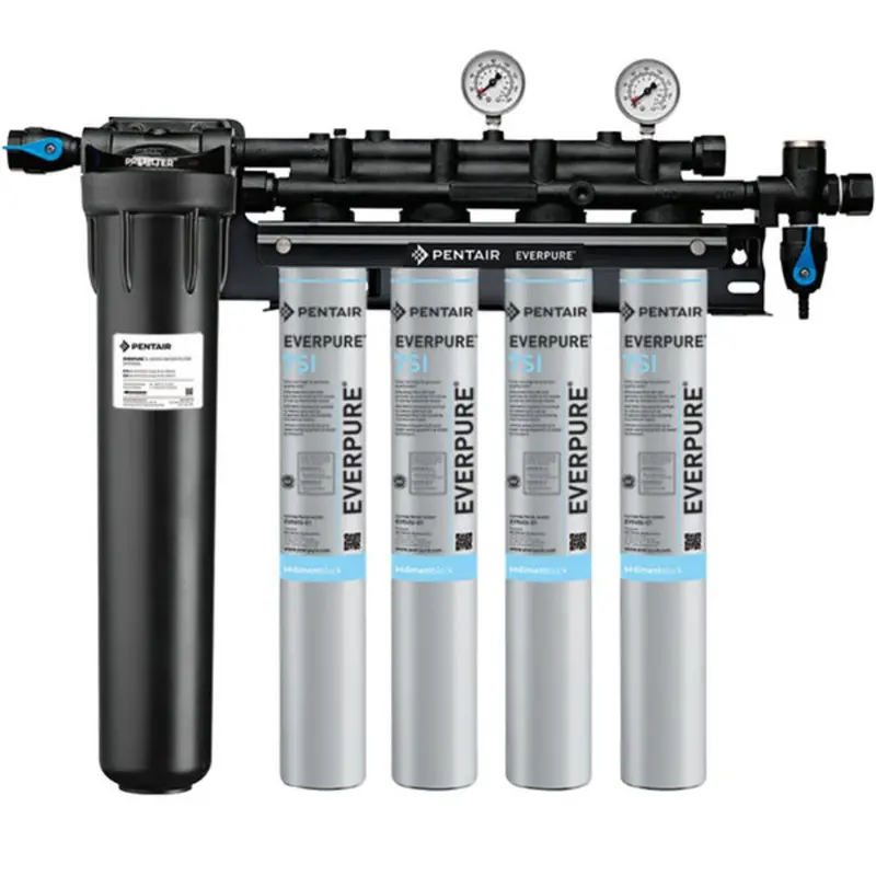 Everpure Insurice Quad Pf-7Si Water Filter System With Integrated Pre-Filter 1