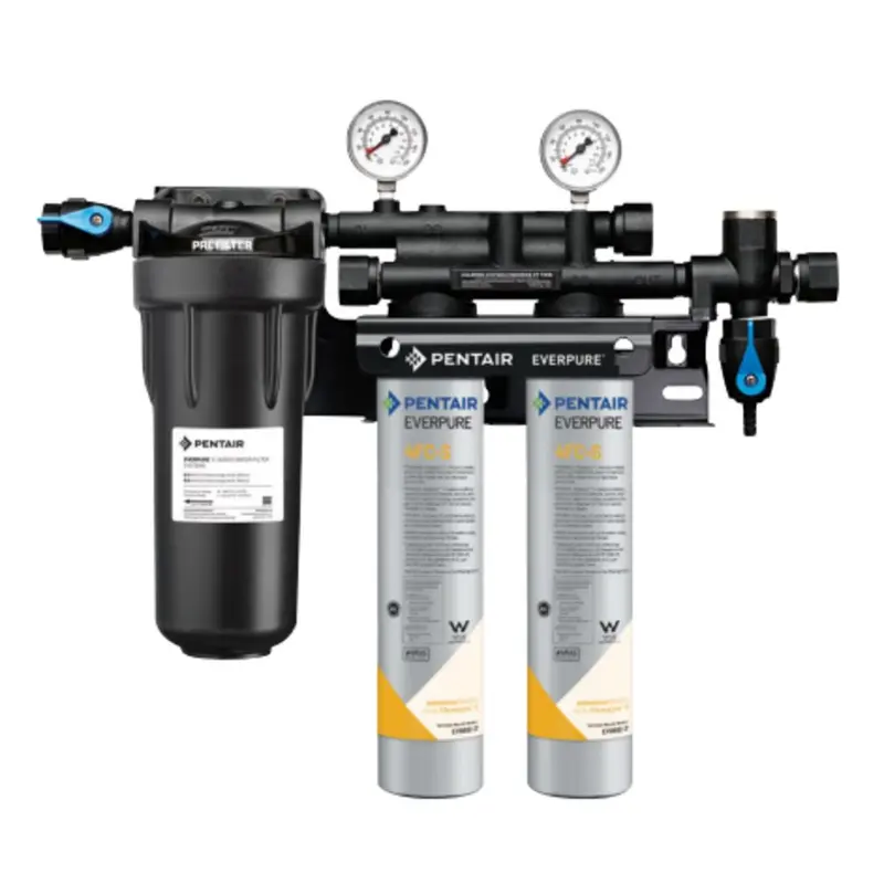 Everpure Qc7I Dual-Filter System (2 × 4Fc-S) With 10-Inch Prefilter — Ev9328-82 1
