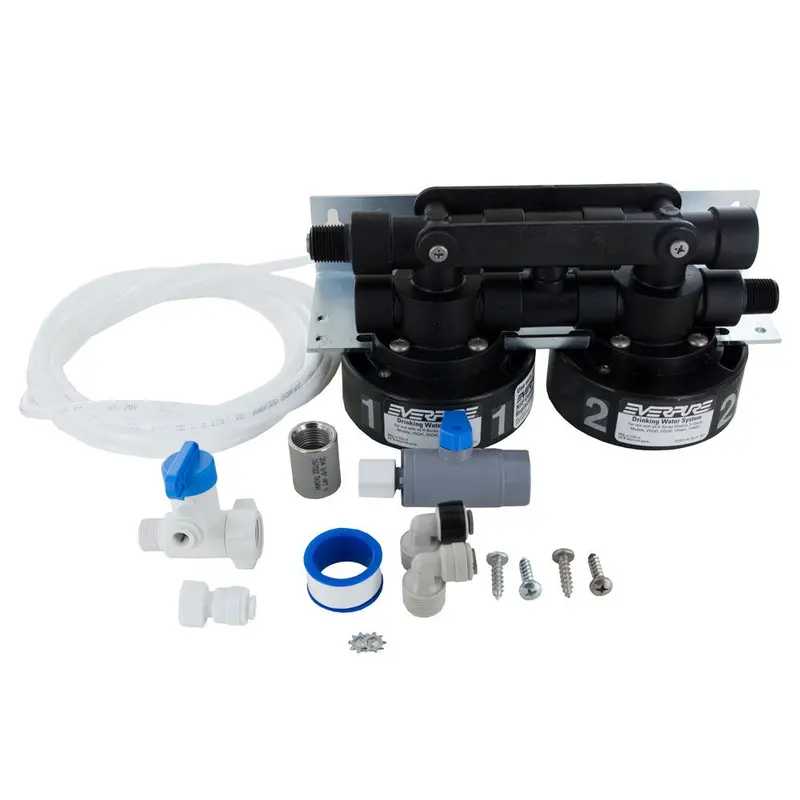 Everpure Twin Head Diy Filtration Kit – Customizable Dual-Filter Setup 1