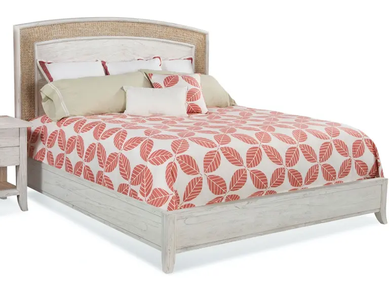 Fairwind Arched Bed Frame In Natural Seagrass Texture 1