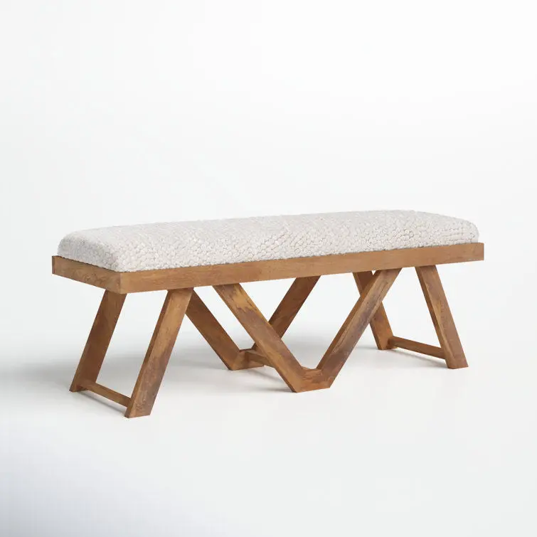 Felicity Loachapoka Fabric Accent Bench 1