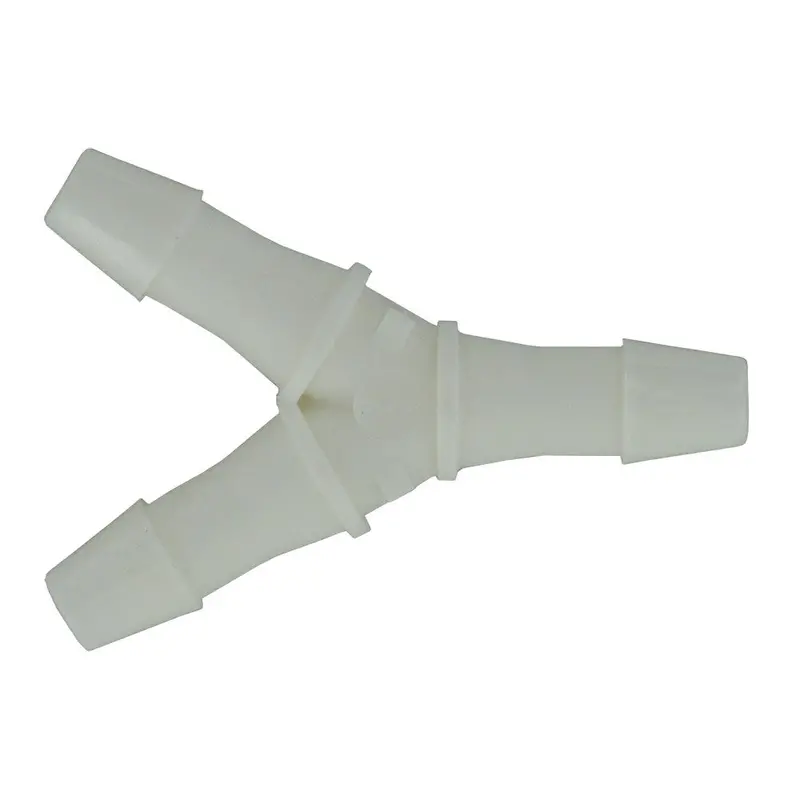 Fitquik Polypropylene Y-Style Union Barb Fitting: Triple 3/16-Inch Id Ports 1