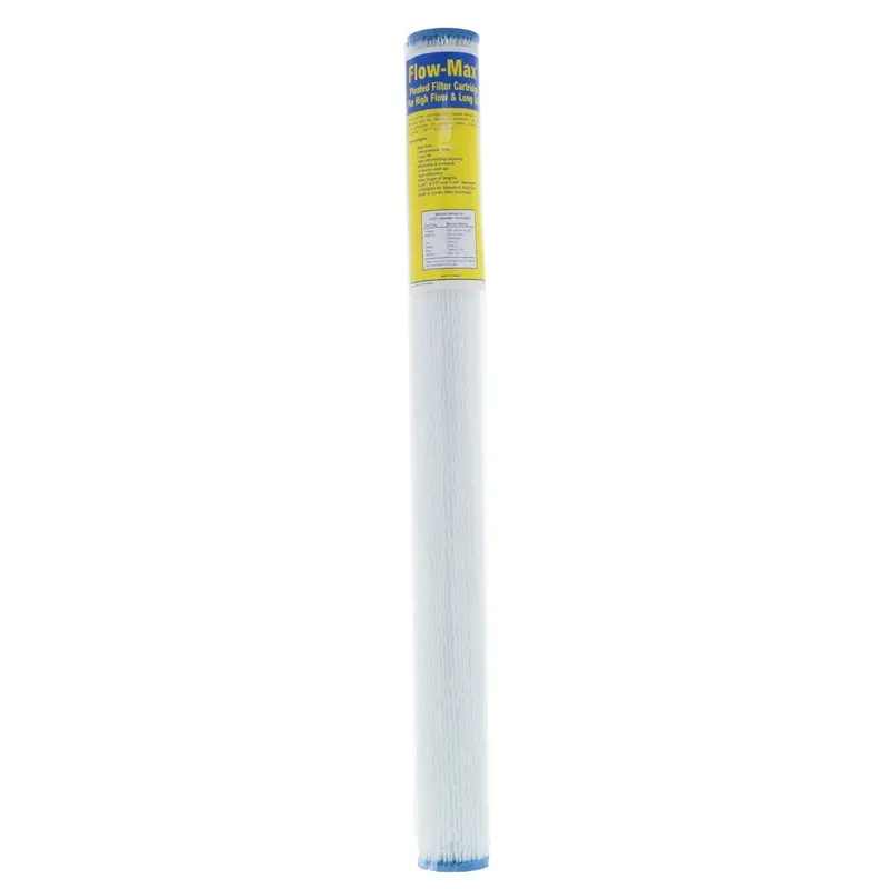Flow-Max Pleated Polypropylene Filter — 29.25" × 2.75", 20 Micron 1