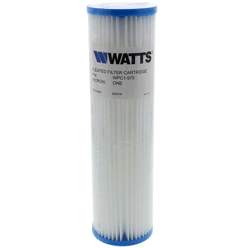 Flow-Max Pleated Polypropylene Filter — 9.75" × 2.75", 1 Micron 1