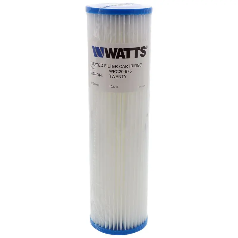 Flow-Max Pleated Polypropylene Filter — 9.75" × 2.75", 20 Micron 1