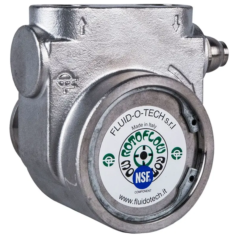 Fluid-O-Tech Stainless Steel Rotary Vane Pump — 320 Gallons Per Hour, 1/2-Inch Npt Ports 1