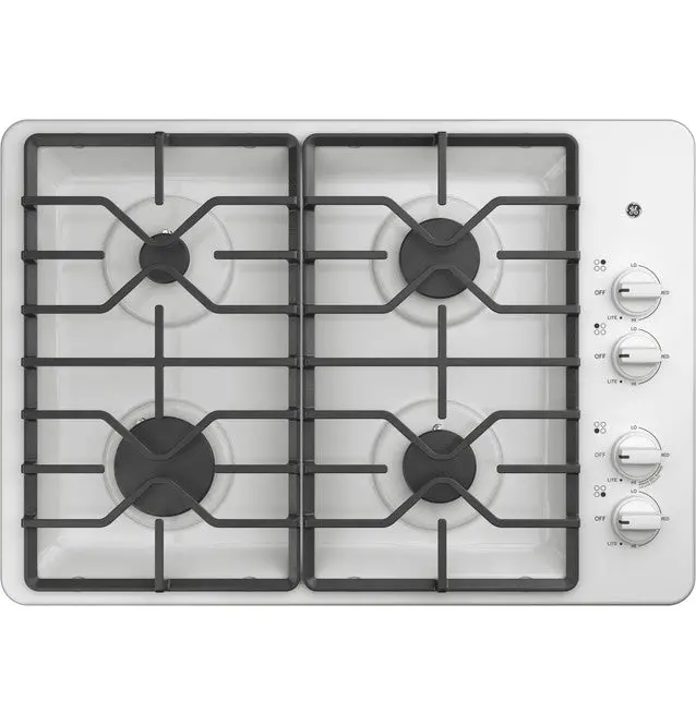 Ge 30-Inch Built-In Gas Cooktop With Dishwasher-Safe Grates 1