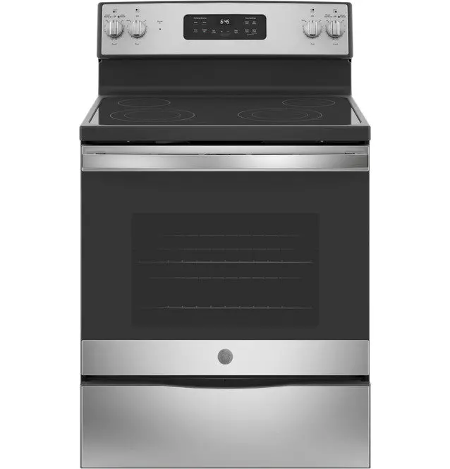 Ge® 30-Inch Freestanding Electric Range – Smooth Cooktop & Oven Combo 1