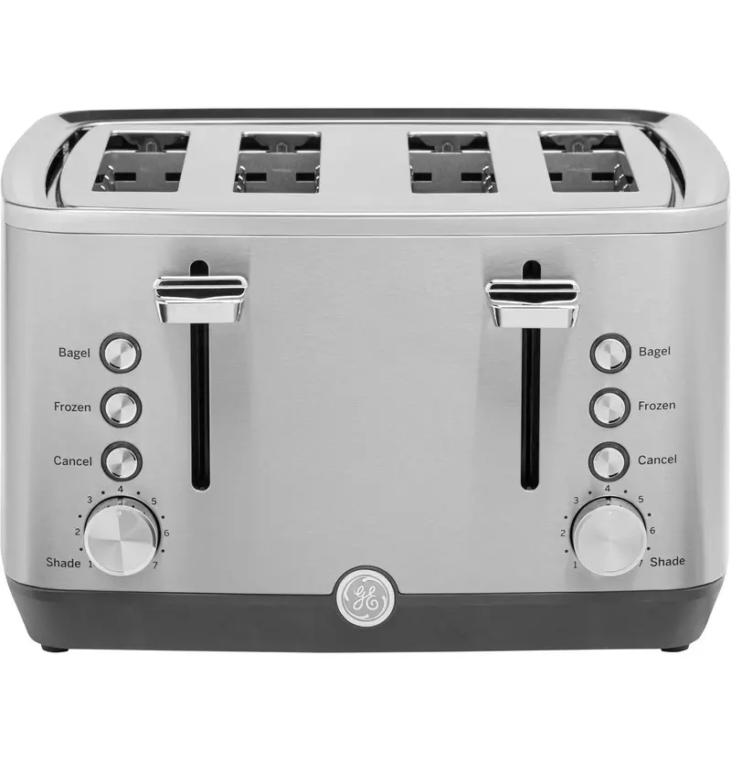 Ge 4-Slice Wide-Slot Toaster With Multiple Settings 1