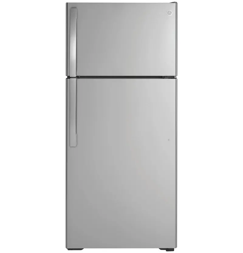 Ge Energy Star Certified 16.6 Cu. Ft. Top-Freezer Refrigerator (Model Gte17Gsnrss) 1