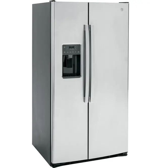 Ge Energy Star–Certified 25.3 Cu. Ft. Black Side-By-Side Refrigerator 1