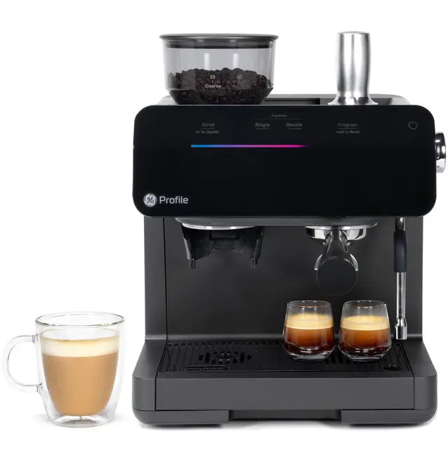 Ge Profile Semi-Automatic Espresso Machine With Integrated Milk Frother 1