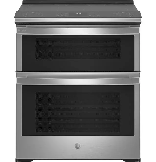 Ge Profile Smart Slide-In Double Oven Range – 30" Fingerprint-Resistant Electric Convection 1
