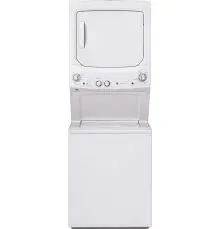 Ge Unitized Spacemaker Washer – 3.8 Cu. Ft., White Stainless Steel Basket 1