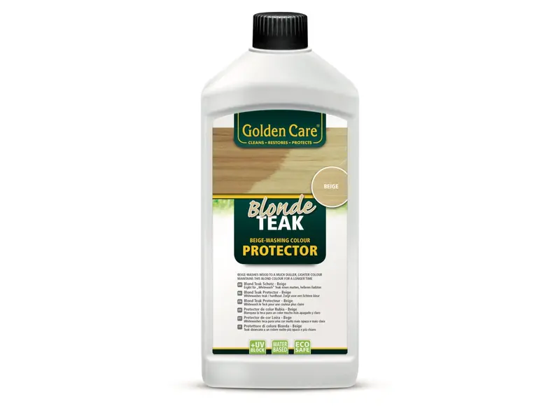 Golden Care Blonde Teak Beige Washing Colour Protector For Timber 1