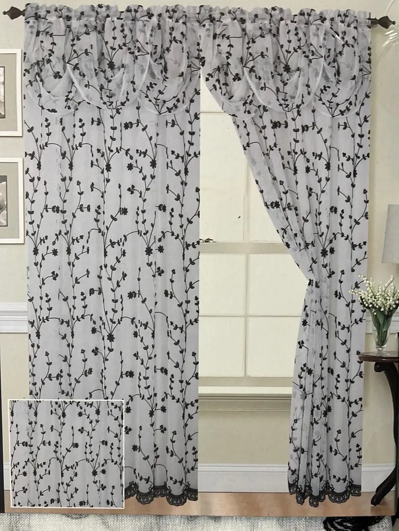 Golden Layden Curtain Panel – Textured Fabric, Modern Drapery 1
