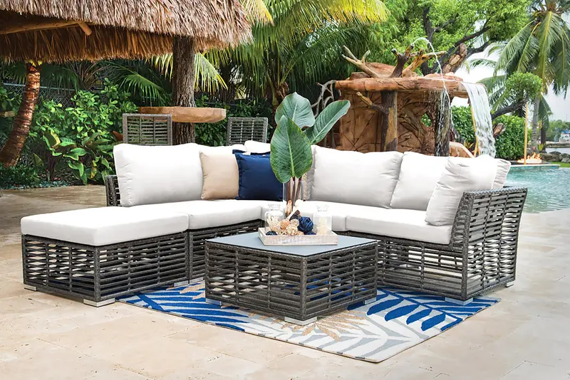 Graphite 6-Piece Modular Sectional Sofa Set 1