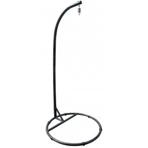 Graphite-Finished Hanging Chair Frame For Boho Or Modern Spaces 1